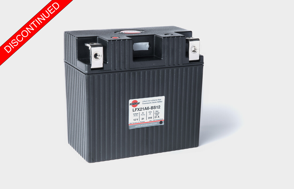 【新品未開封】shorai LFX21A6-BS12 リチウムイオンバッテリー LFX21A6-BS12